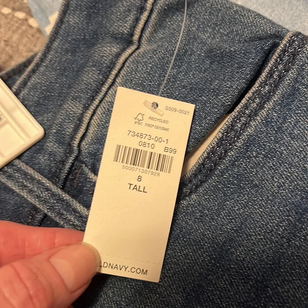 boot cut old navy mid-rise jeans with tags, never worn - Picture 4 of 4